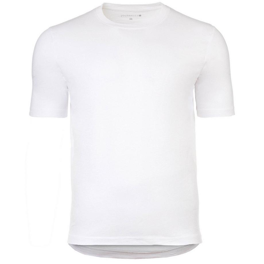 YOURBASICS  Maglietta Uomini Confezione da 4 Vestibilità confortevole-Men's T-Shirt IAN 