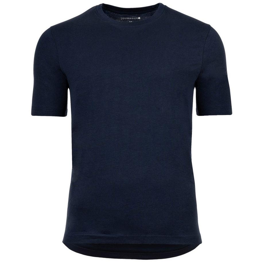 YOURBASICS  Maglietta Uomini Confezione da 4 Vestibilità confortevole-Men's T-Shirt IAN 