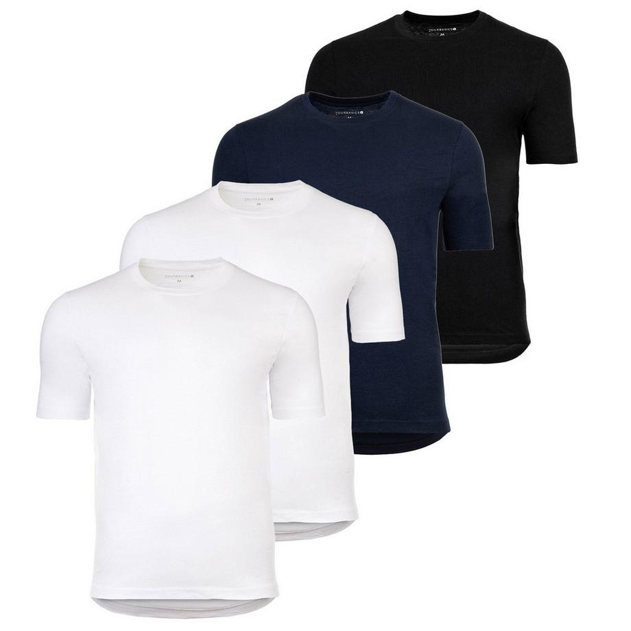 Maglietta Uomini Confezione da 4 Vestibilità confortevole-Men's T-Shirt IAN