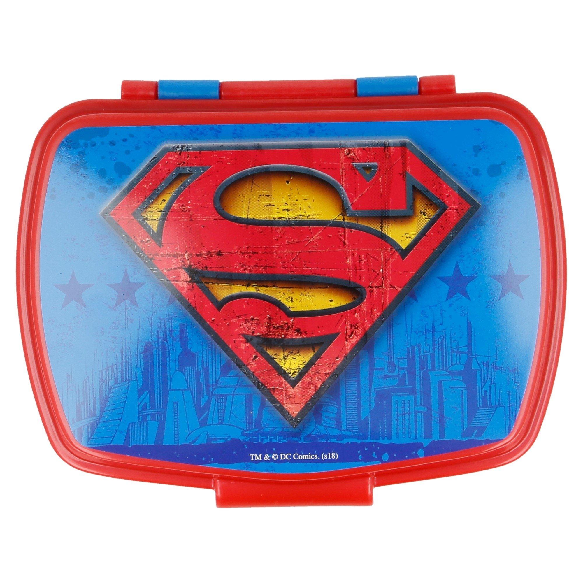Stor Superman Logo - Lunchbox  