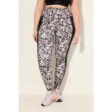 Legging de sport, matière recyclée séchant rapidement, motif léopard