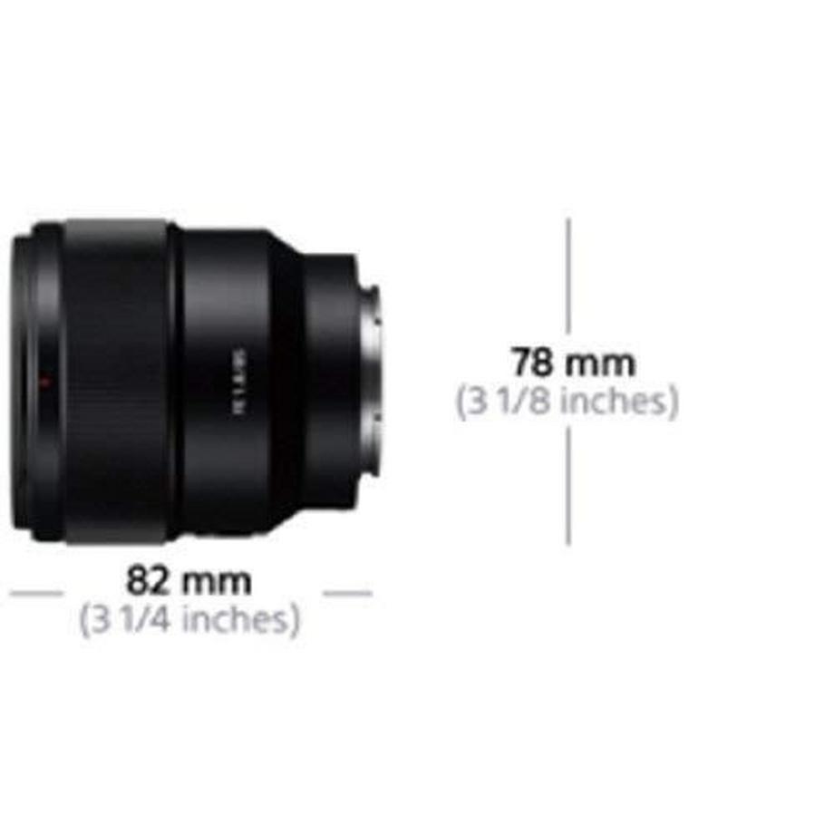 SONY  FE 85mm f/1.8 Hybridobjektiv schwarz 
