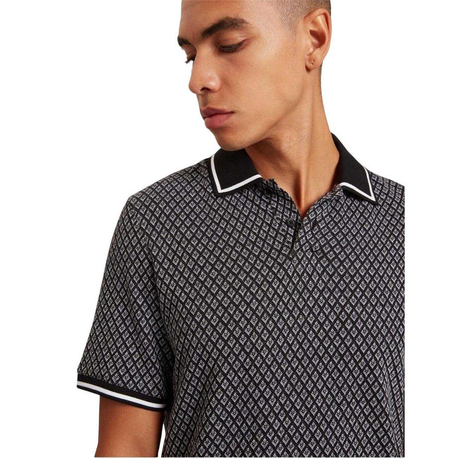 TED BAKER Polo à Rayures Contrastées  