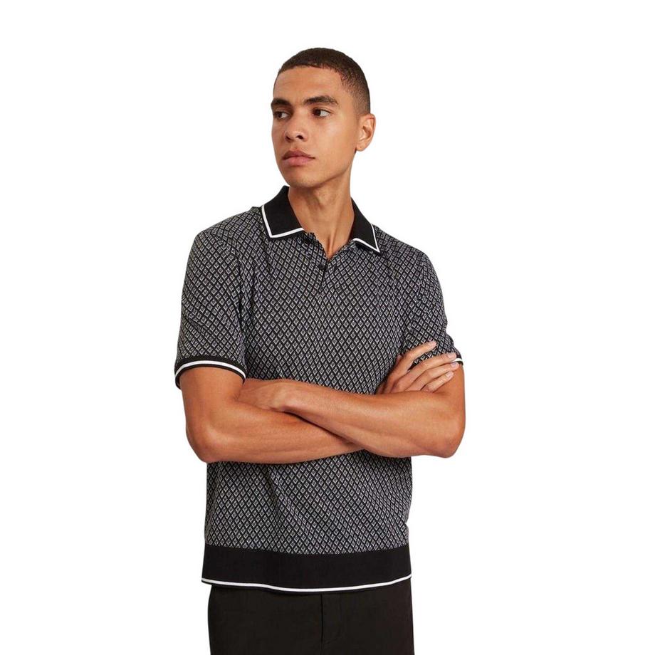 TED BAKER Polo à Rayures Contrastées  