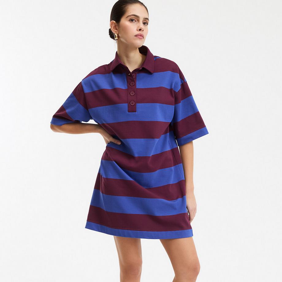 Kleid mit Polokragen