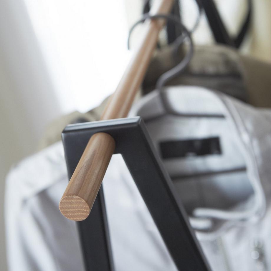 Yamazaki Portant en métal et bois - H140 cm  