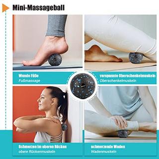 Alopini  Faszienrolle Set mit 3D-Texturmassage, Mini Faszienrolle, Faszienball und Duoball, Faszien Set zum 
