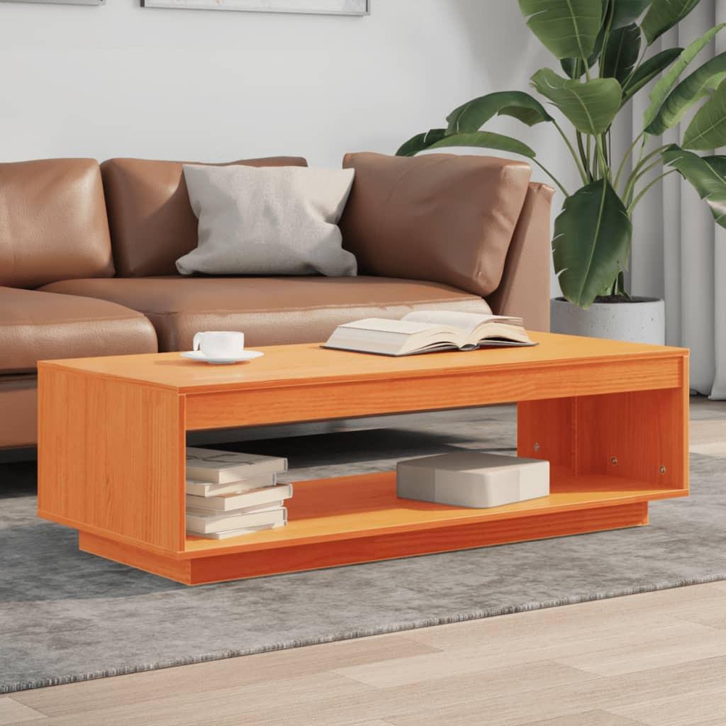 VidaXL Table basse bois de pin  