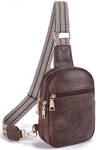 Only-bags.store Sac de poitrine Fanny Pack, sac bandoulière sac à bandoulière en simili cuir petit sac à bandoulière Sac de poitrine Fanny Pack, sac bandoulière sac à bandoulière en simili cuir petit sac à bandoulière 