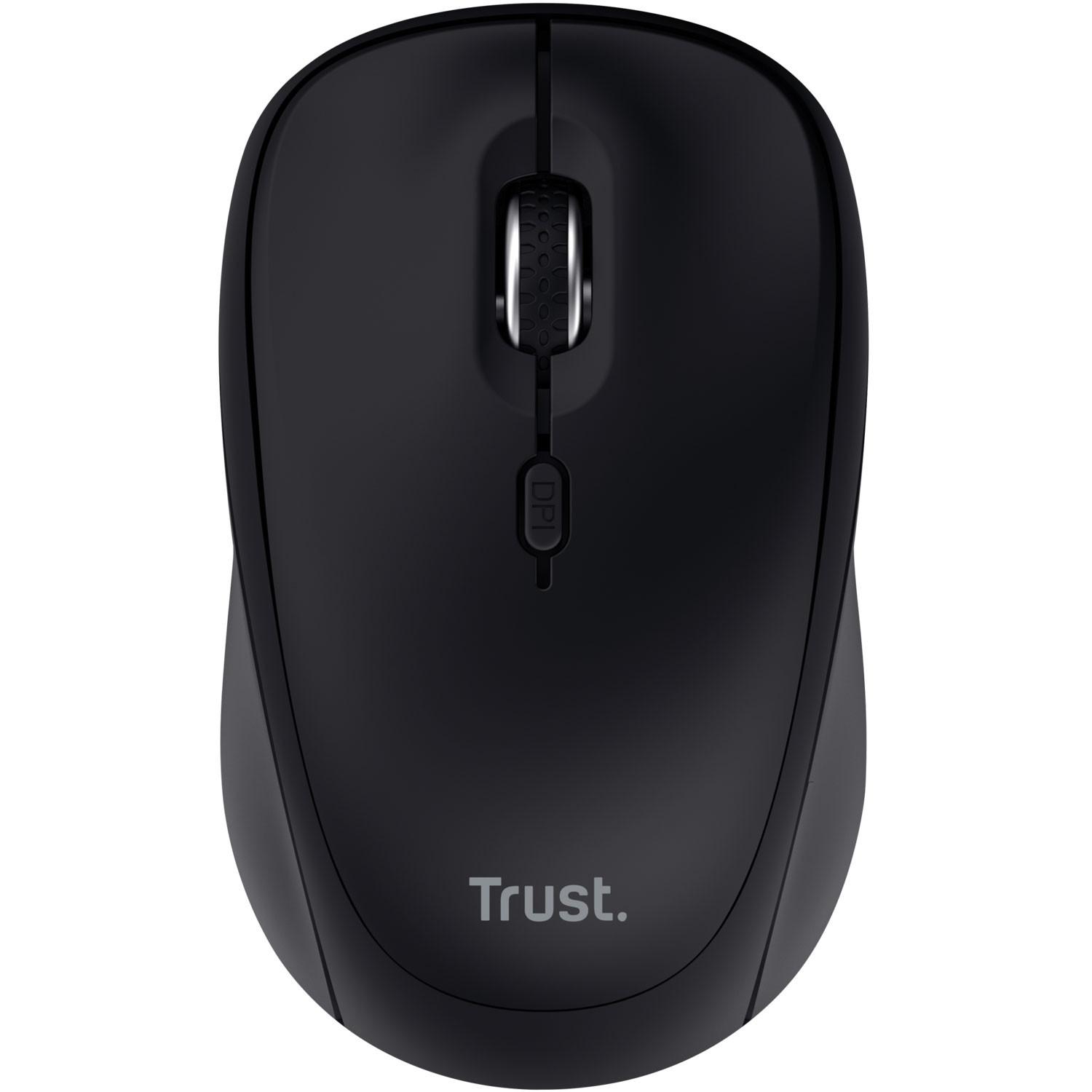Trust  Mouse wireless Yvi+ Bluetooth / 2,4 GHz Nero 
