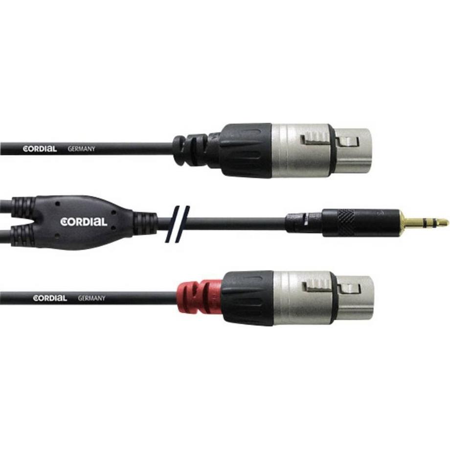 Cordial  câble audio CFY WFF jack - XLR 