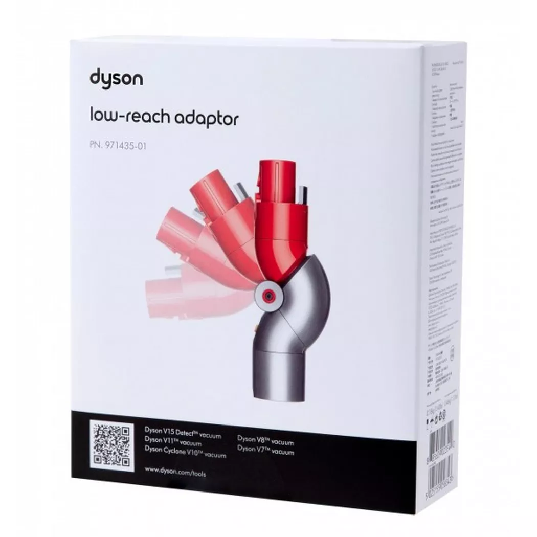 Dyson – Flex-Adapter Boden für V7, V8, V10, V11, V15, Rot Bunt