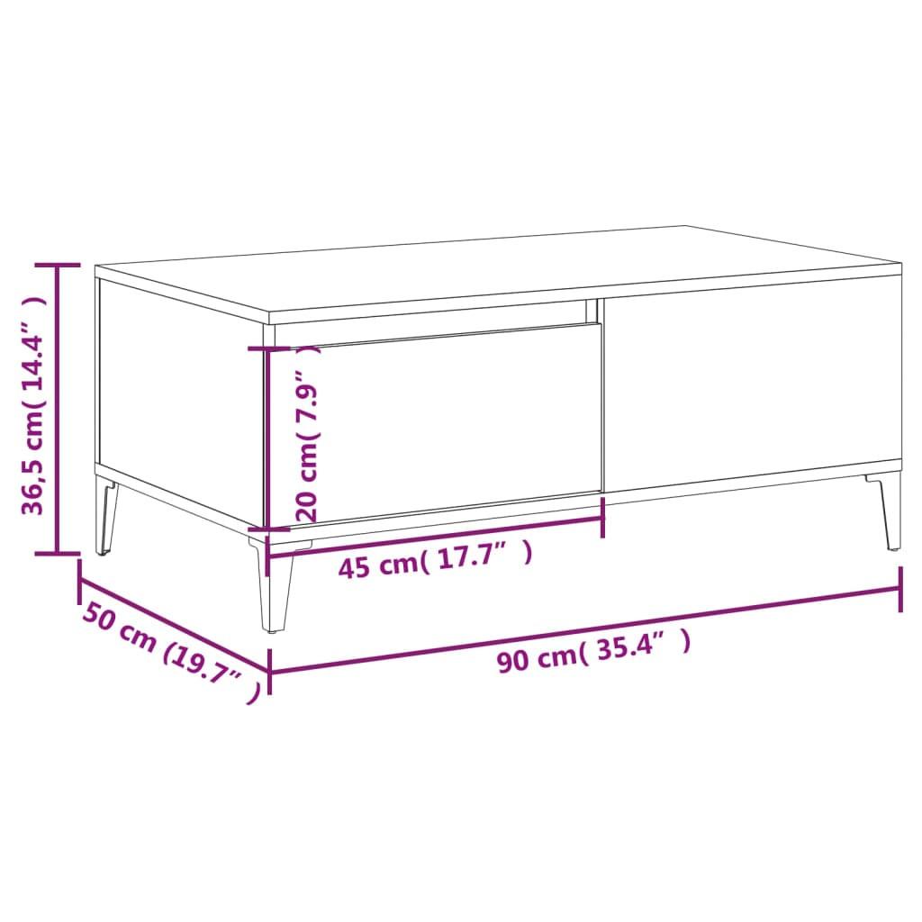 VidaXL Couchtisch holzwerkstoff  