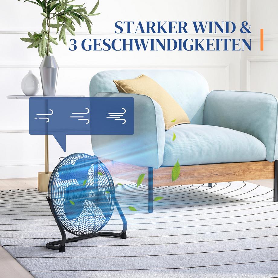 HOMCOM Ventilateur de sol  
