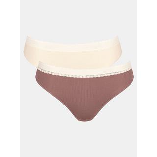 sloggi Go Ribbed Tai Culottes Lot de 2  