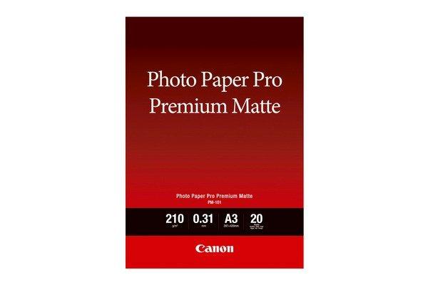 Canon  CANON Premium Matte Photo Paper A3 PM101A3 InkJet 210g 20 Blatt 