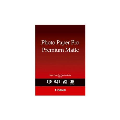 Canon  CANON Premium Matte Photo Paper A3 PM101A3 InkJet 210g 20 Blatt 