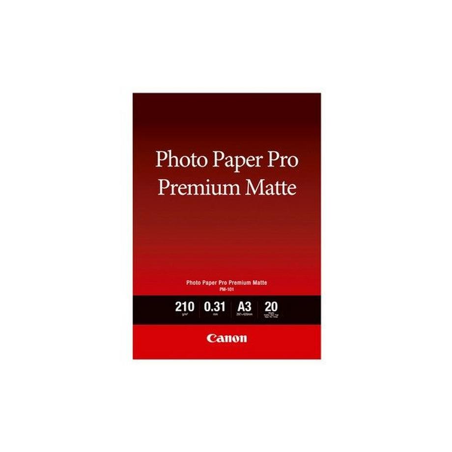 Canon  CANON Premium Matte Photo Paper A3 PM101A3 InkJet 210g 20 Blatt 