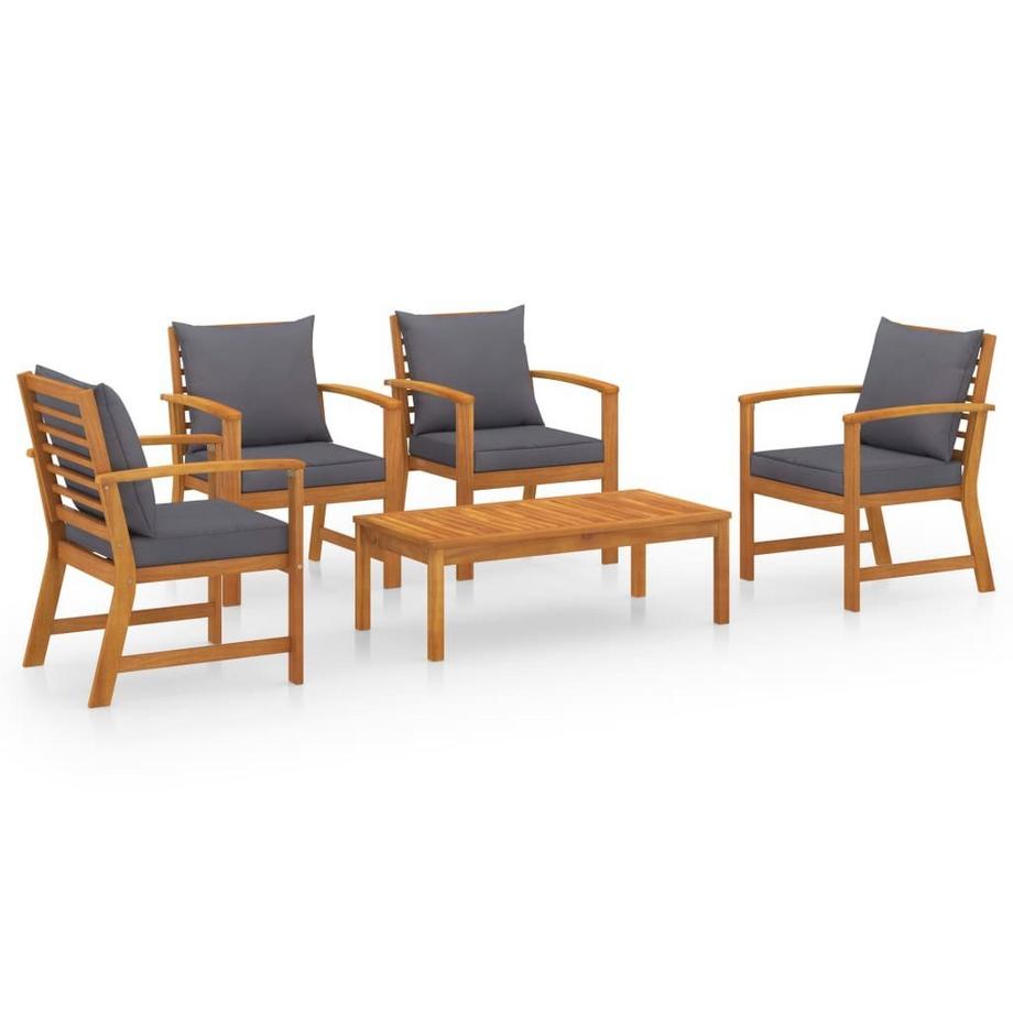 set divani da giardino Legno di acacia