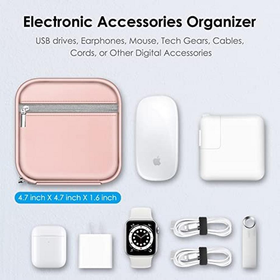 Only-bags.store  Sac de rangement pour chargeur MacBook, petit sac électronique pour accessoires d'ordinateur portable 