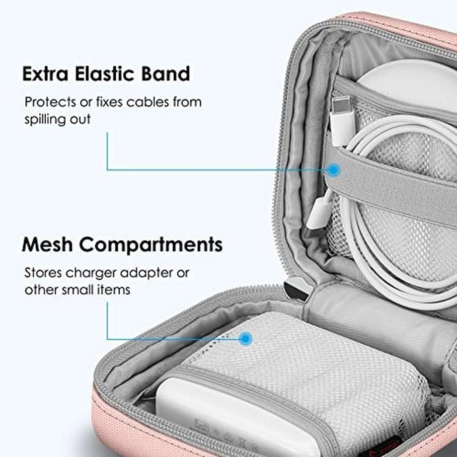 Only-bags.store  Sac de rangement pour chargeur MacBook, petit sac électronique pour accessoires d'ordinateur portable 