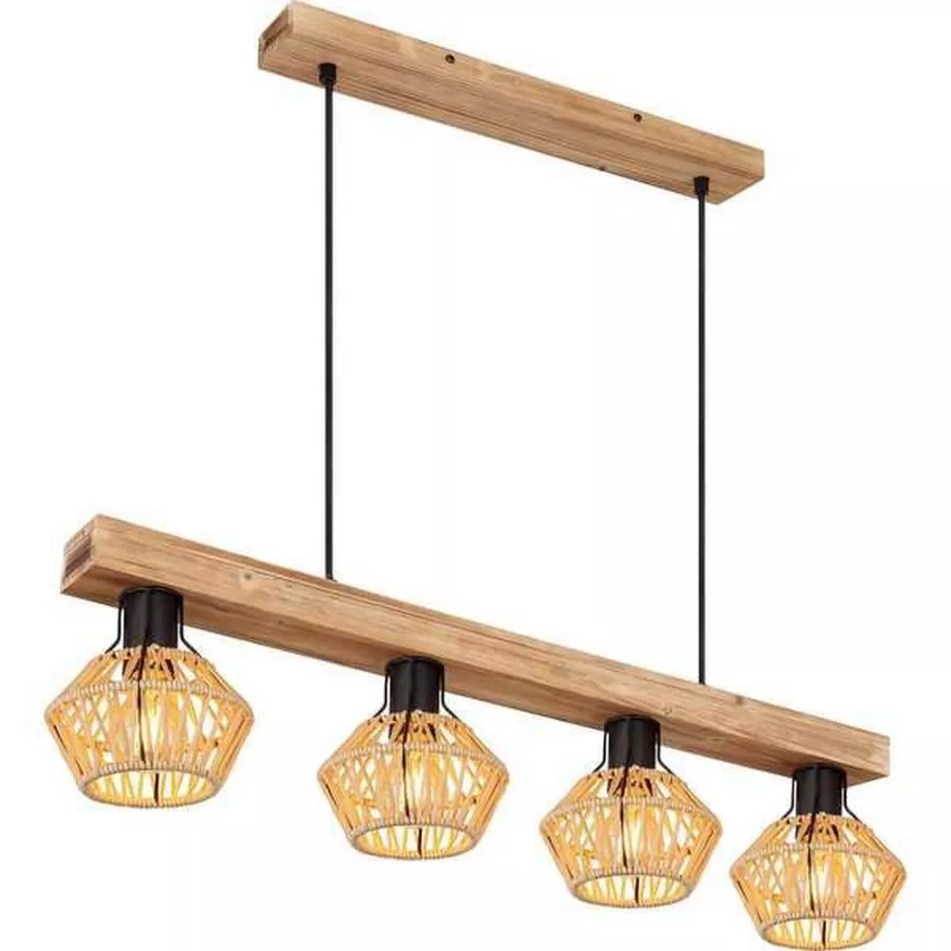 mutoni – Hängeleuchte Strahler Metall dunkel 4xE27, One Size, Multicolor
