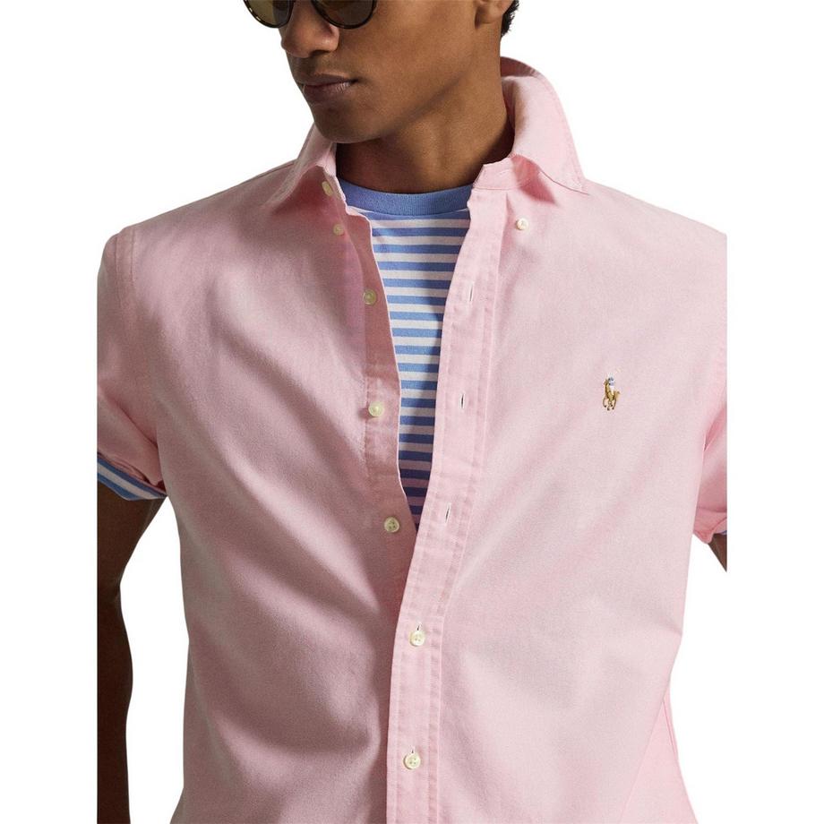Ralph Lauren Camicia Maniche Corte Stile Oxford  