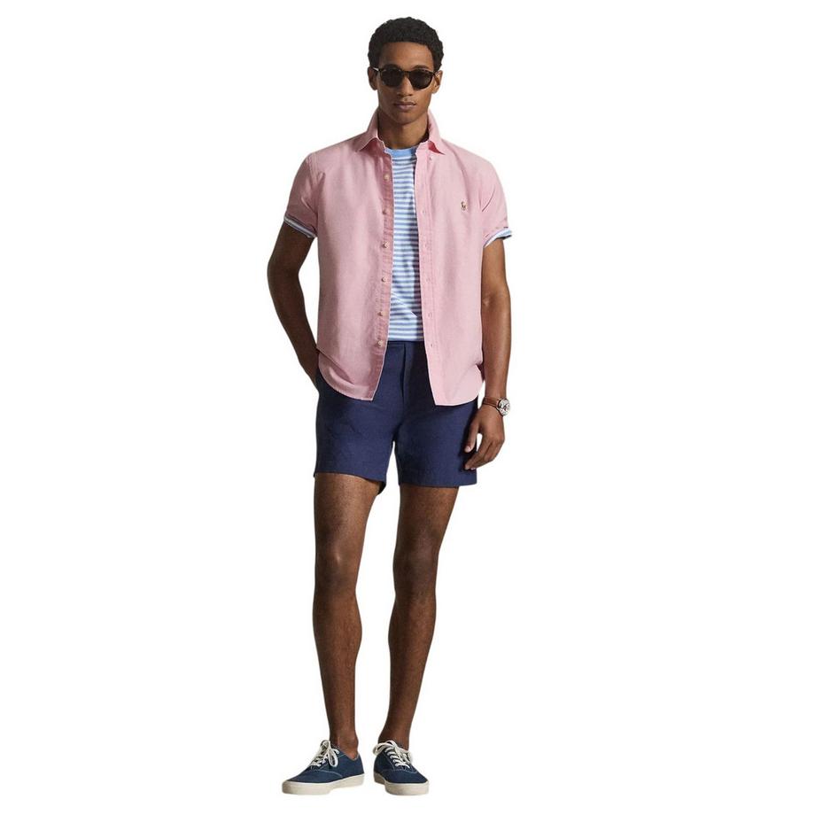 Ralph Lauren Camicia Maniche Corte Stile Oxford  