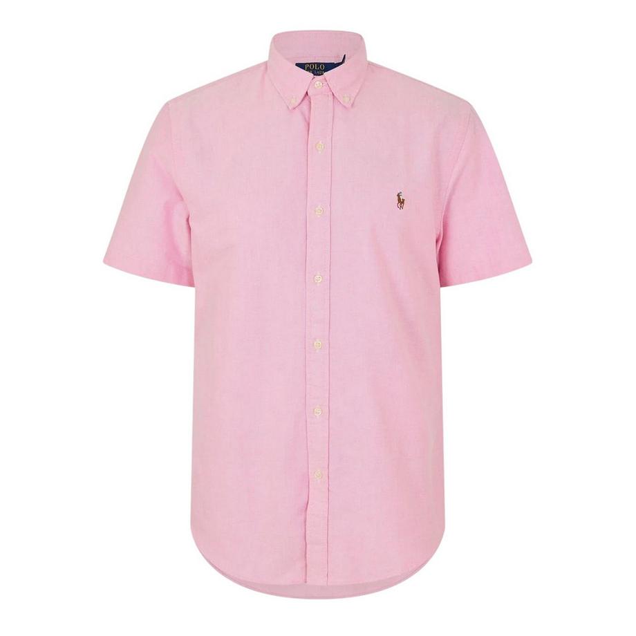 Camicia Logo Oxford Maniche Corte