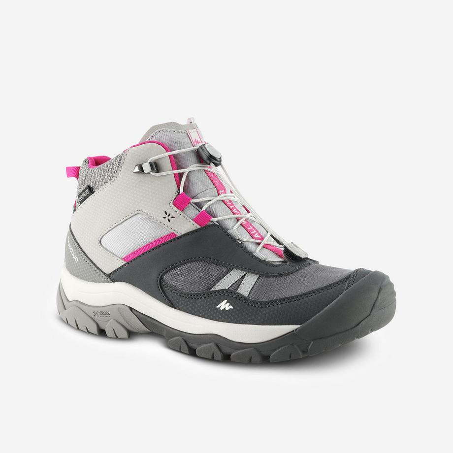 QUECHUA  Scarpe sportive bambino impermeabili alte 