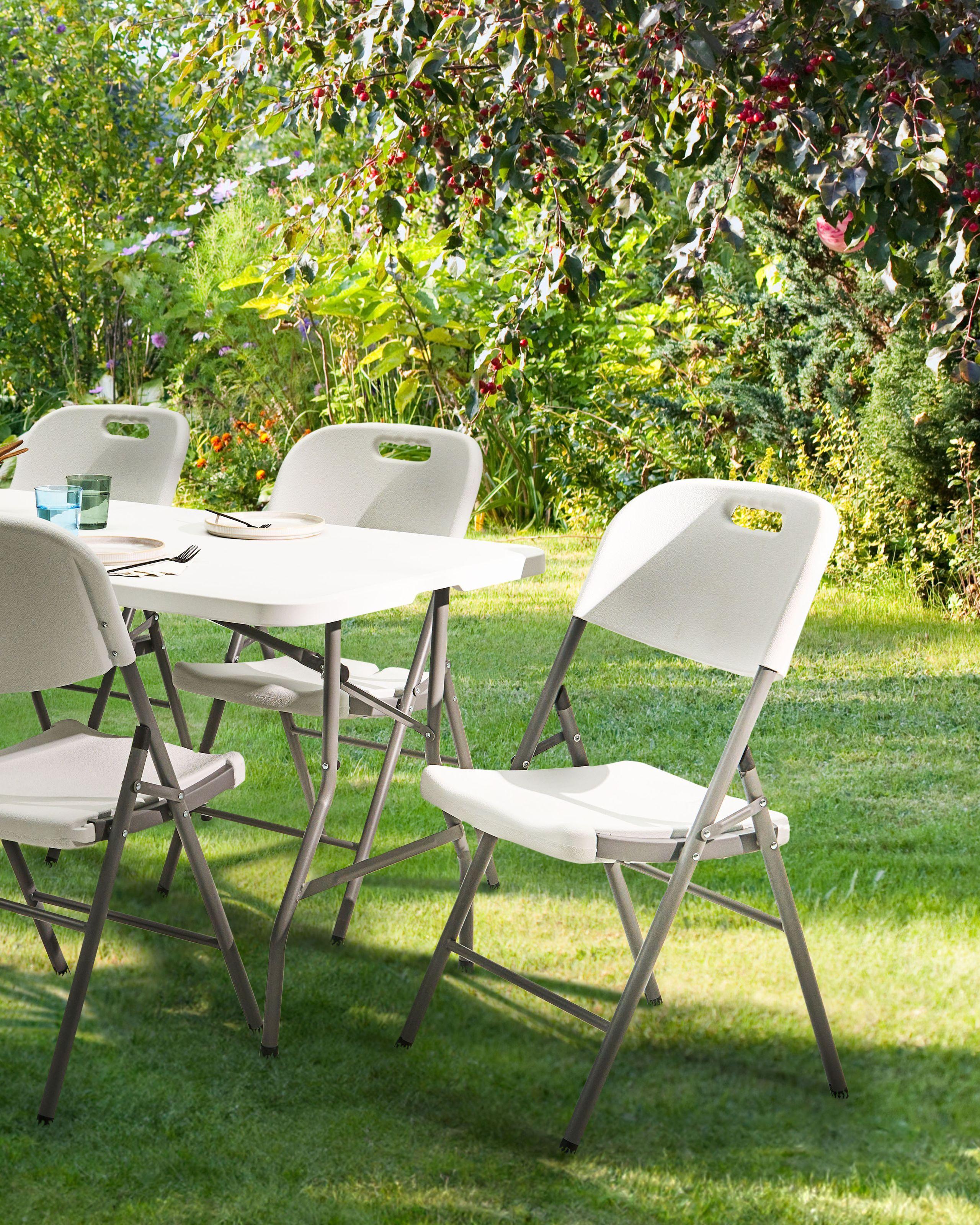 Beliani Lot de 2 chaises de jardin en Matière synthétique Moderne CUGNOLI  