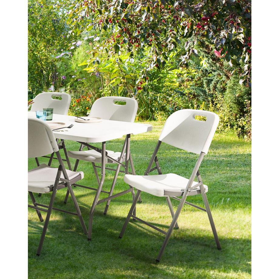 Beliani Gartenstuhl 2er Set aus Kunststoff Modern CUGNOLI  