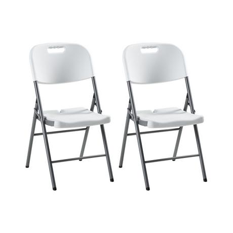 Beliani Lot de 2 chaises de jardin en Matière synthétique Moderne CUGNOLI  
