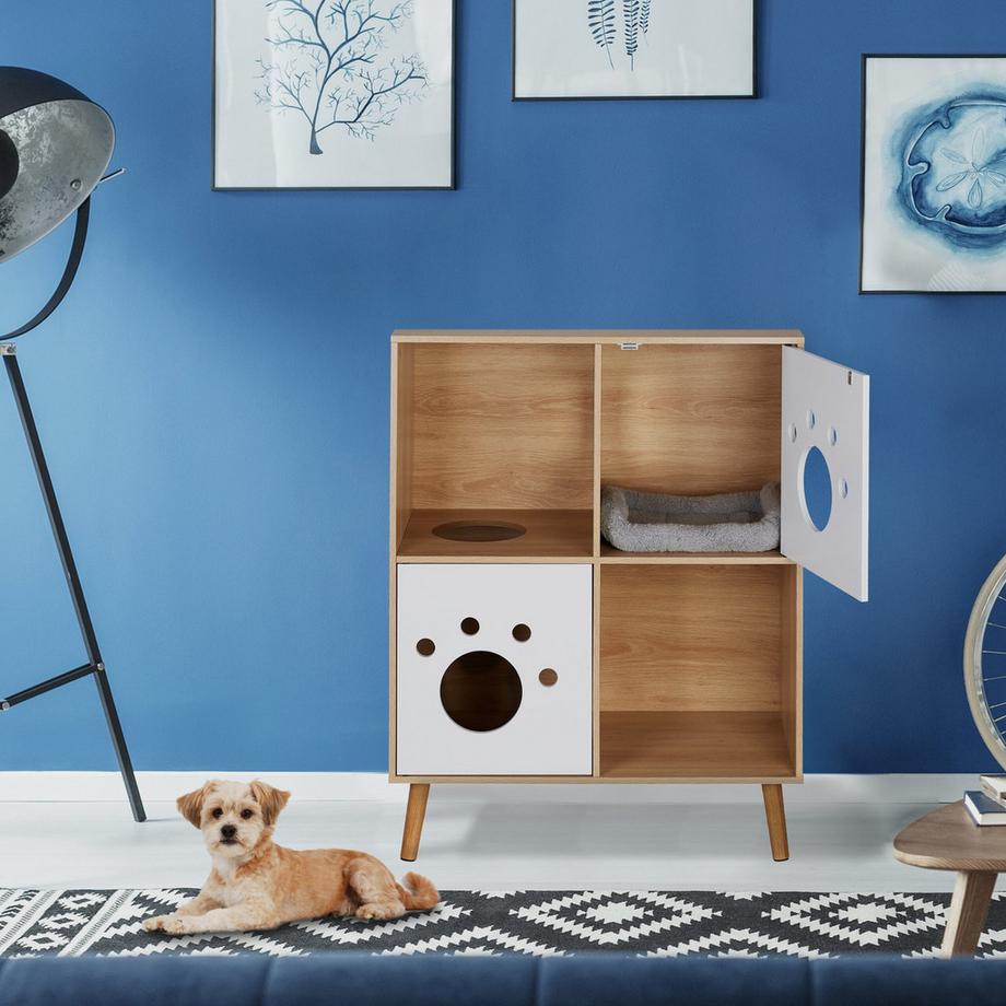 B2X  Armoire pour chat à 4 compartiments 