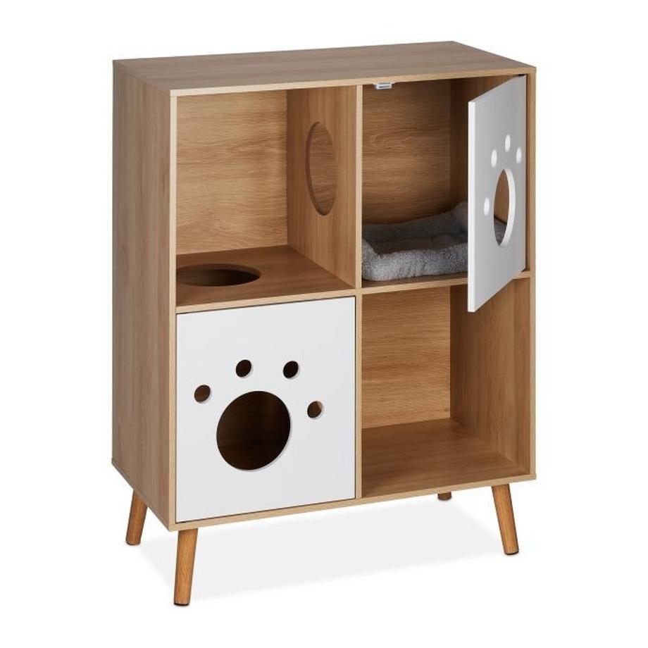 B2X  Armoire pour chat à 4 compartiments 