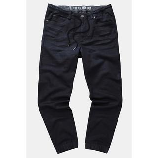 JP1880  Pantalon à enfiler FLEXNAMIC®, à taille élastique bleu nuit mat 