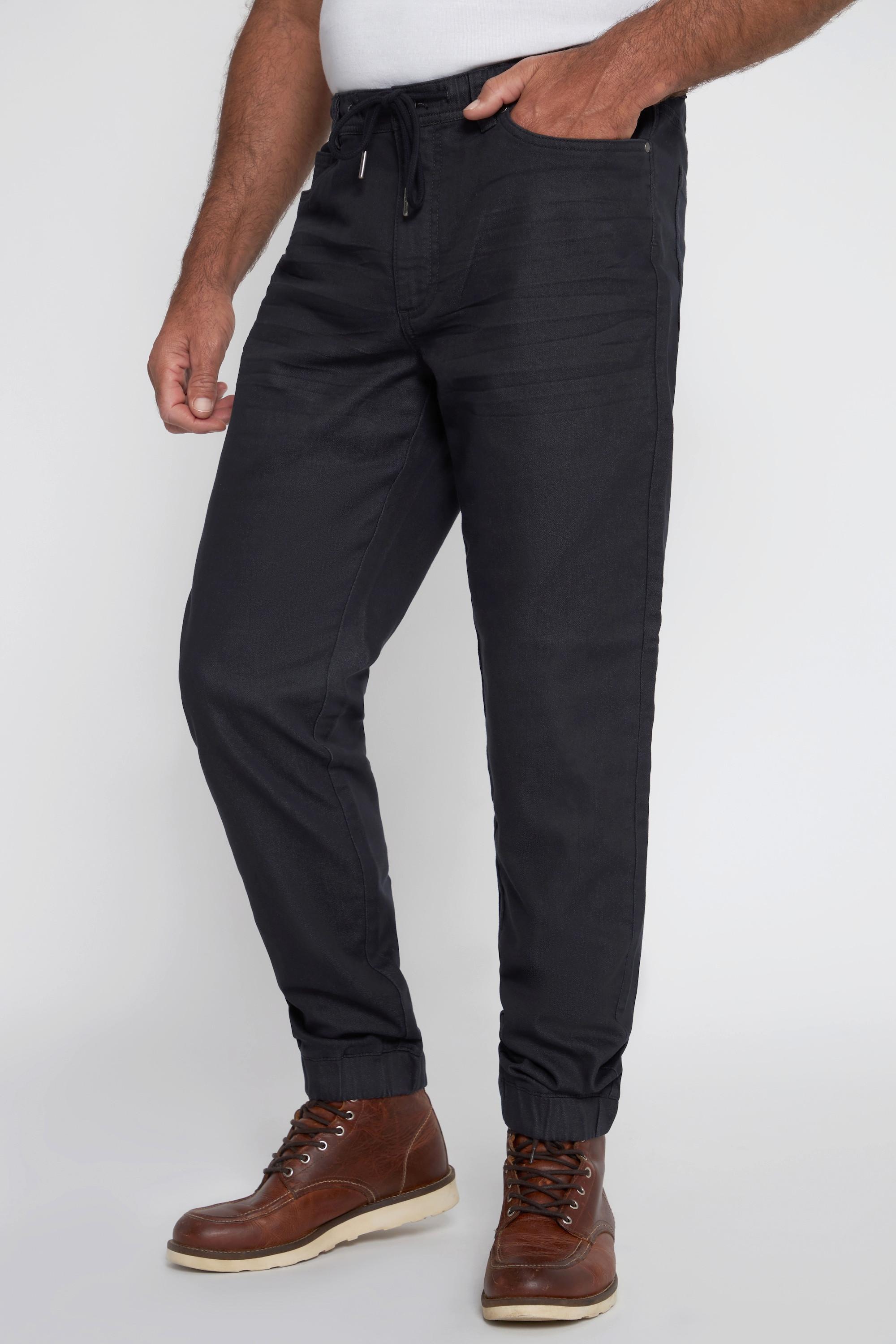 JP1880  Pantalon à enfiler FLEXNAMIC®, à taille élastique bleu nuit mat 