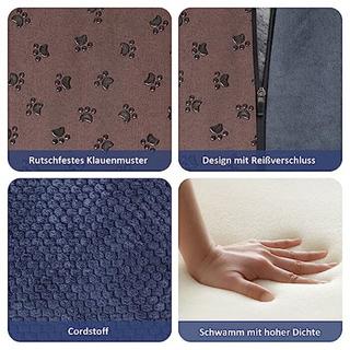 Alopini  Wasserdichte Hundetreppe für kleine Hunde Hundetreppe 2 Stufen, Katzentreppe tragbar abnehmbar, 