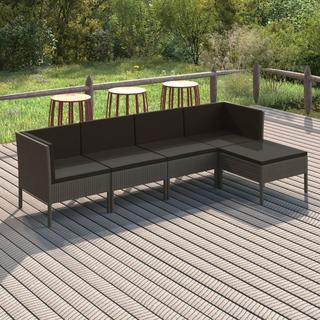 VidaXL Garten-sofagarnitur poly-rattan  