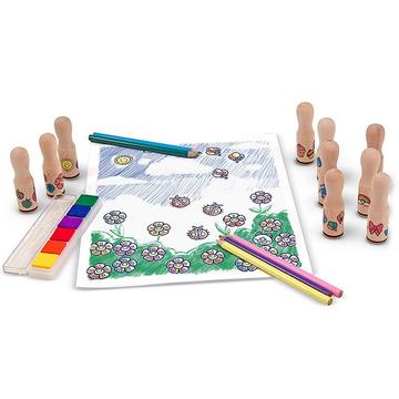 Melissa & Doug Timbres Avec Manche En Bois Luxe