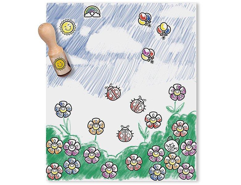 Melissa & Doug Melissa & Doug Timbres Avec Manche En Bois Luxe  