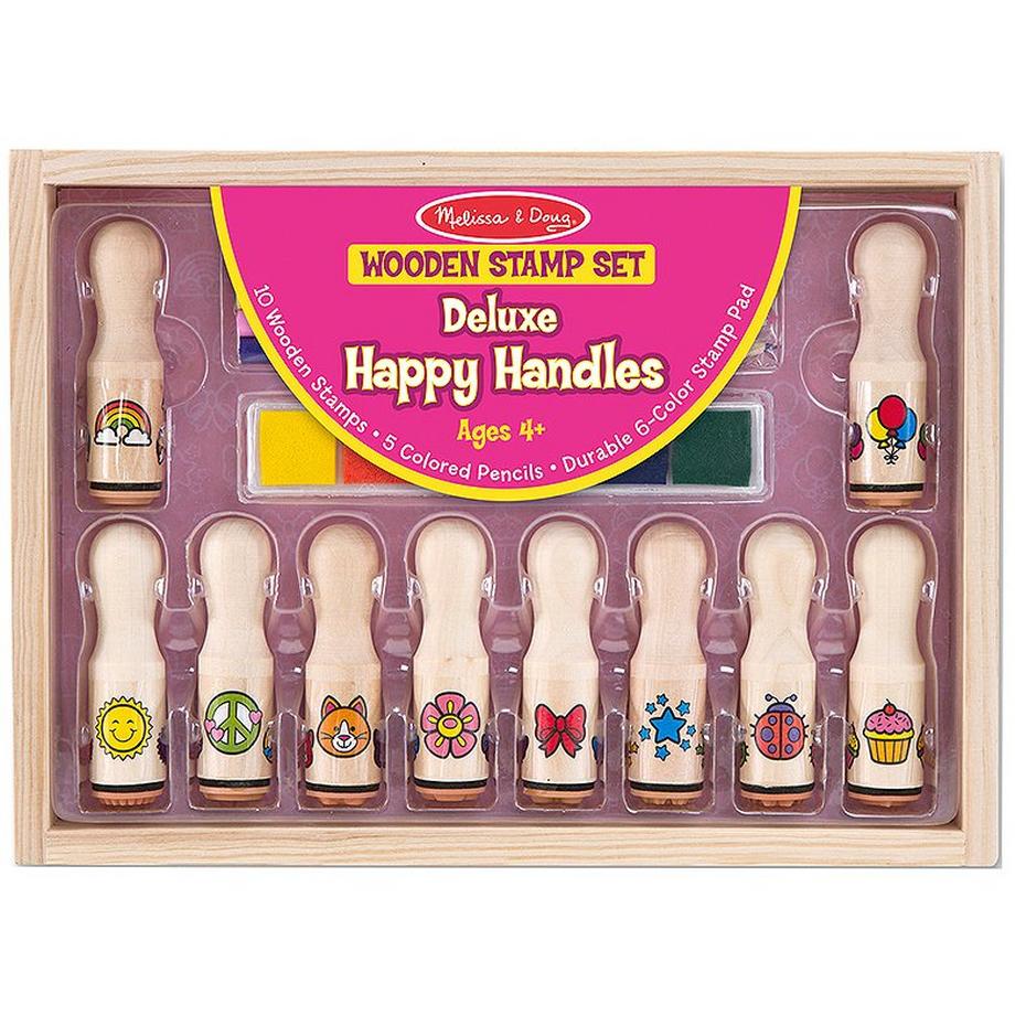 Melissa & Doug Stempel Mit Holzgriff Luxusausführung  