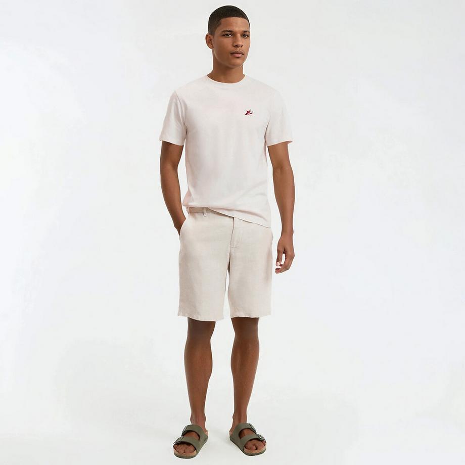 La Redoute Collections T-shirt Regular Fit avec broderie piment  