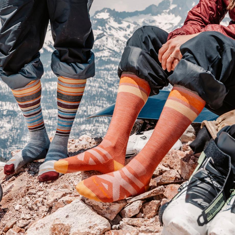 Darn Tough Vermont  Calze Donna Ginocchio Peso Medio Sci Snowboard Lana Merino 