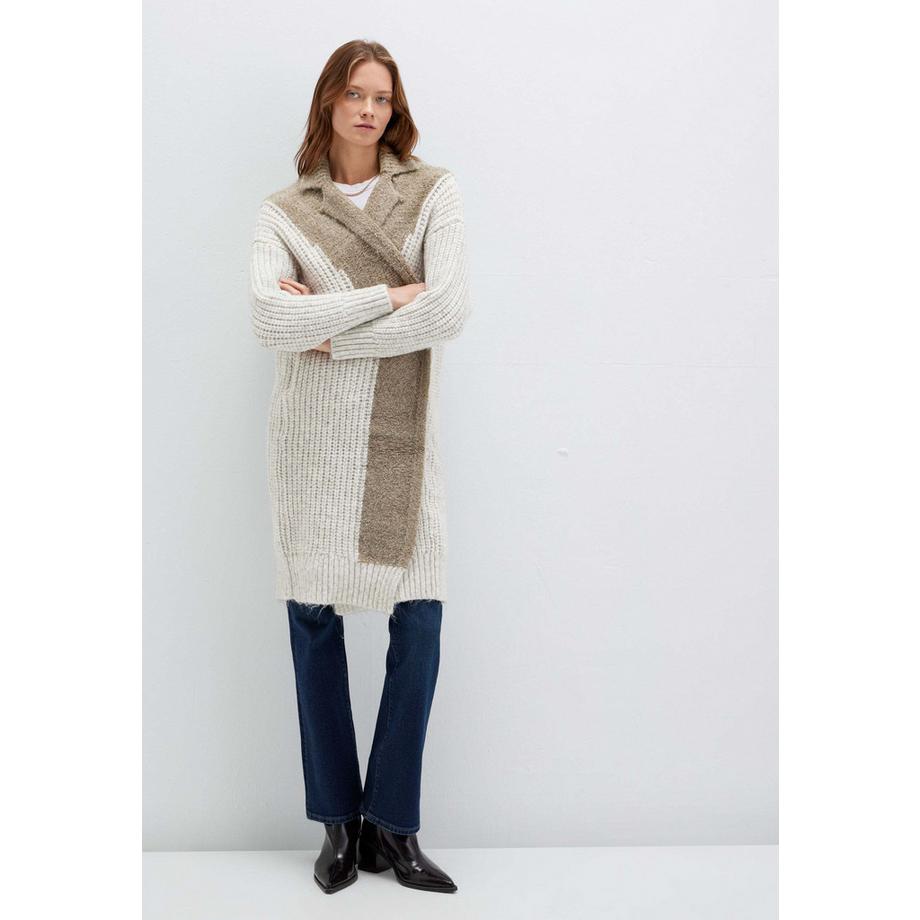 Mavi Oversized langer Strickcardigan  