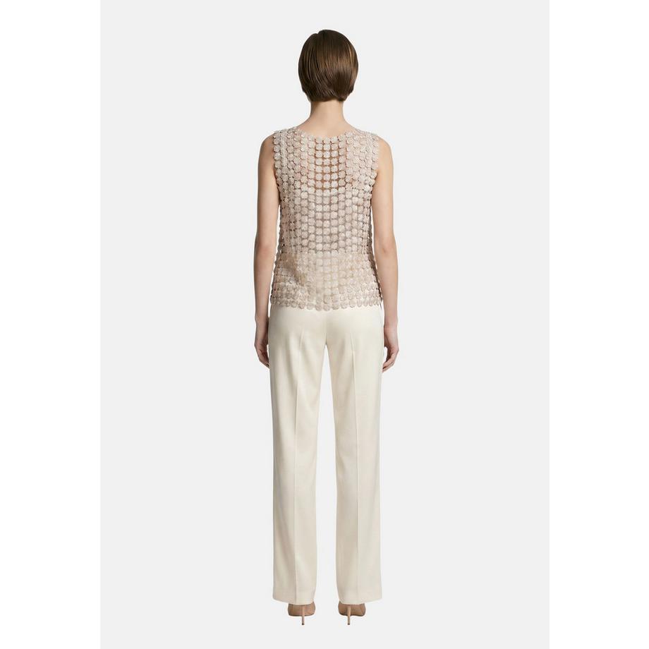 Roberta Rossi Canotta in pizzo floreale  