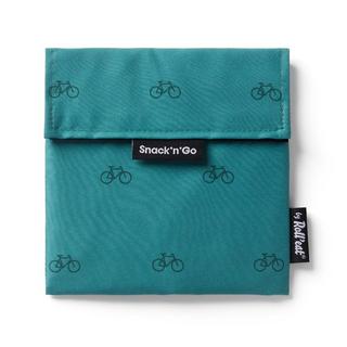 Roll'eat  Roll'eat Snack’n’Go Icons Bike Sac repas Polyuréthane thermoplastique (TPU), Polyester Noir, Turquoise 