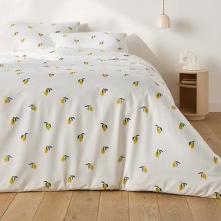 La Redoute Intérieurs Set Copripiumino Citron 50% Cotone Riciclato  
