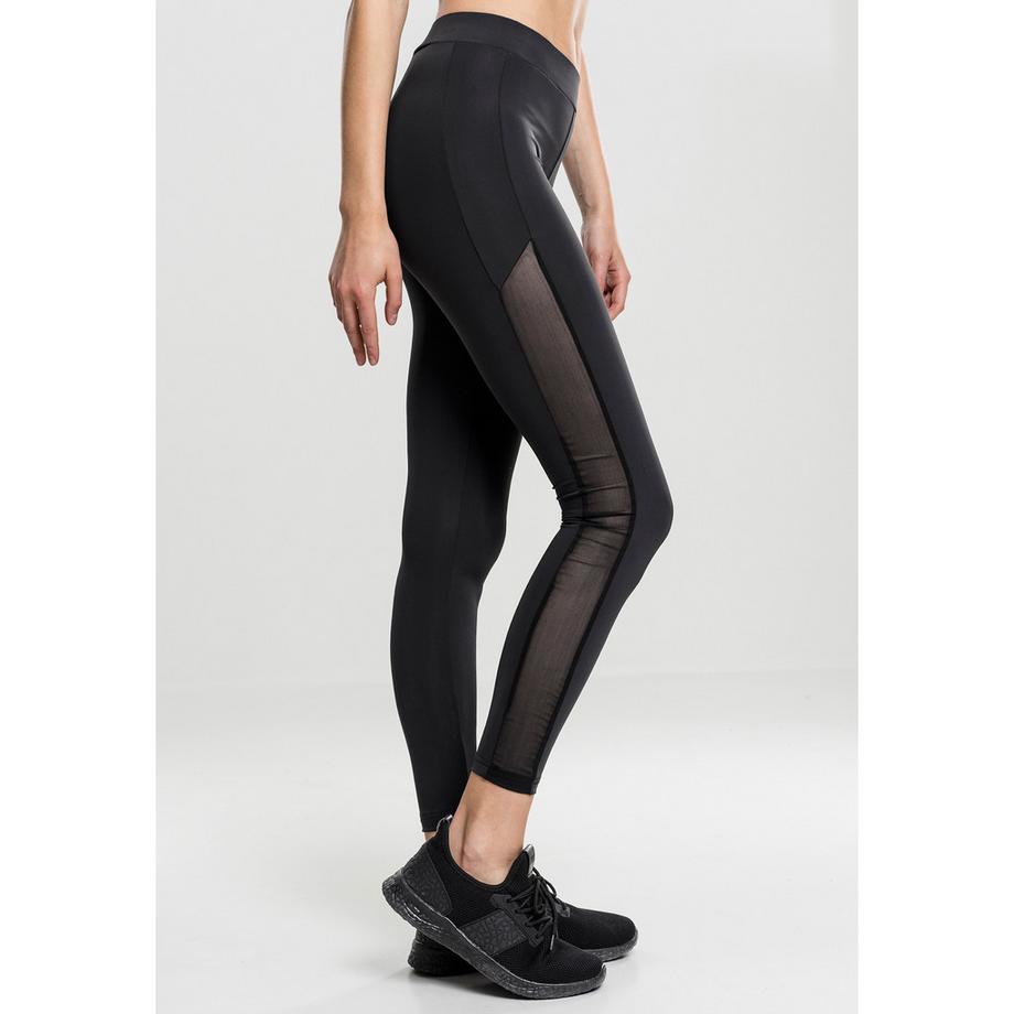 URBAN CLASSICS  leggings da urban classic mesh stripe 