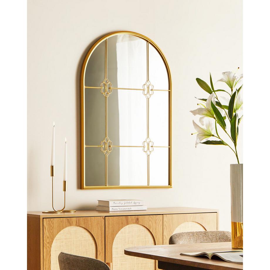 Beliani Miroir en Métal Traditionnel THULAY  